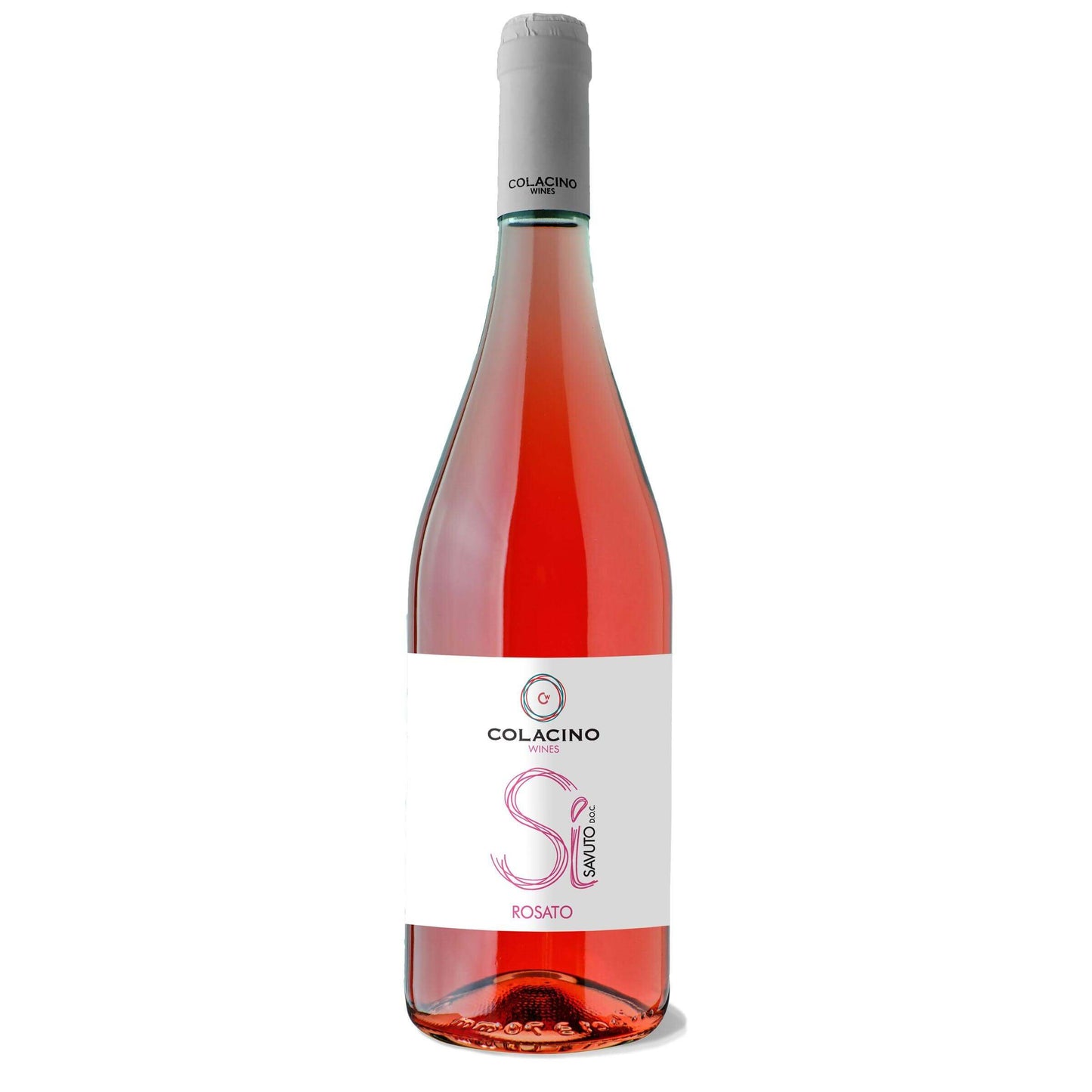 Vino rosato Si Savuto Rosato DOC 75 cl, ideale con salumi, formaggi e piatti di pesce.