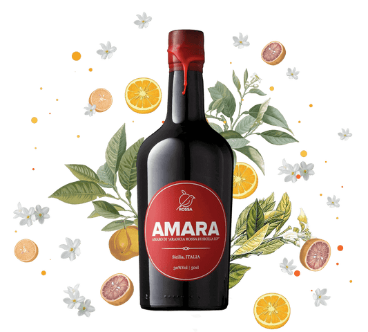 AMARA - Amaro all' Arancia di Sicilia 50 cl. - Tastiness Food Shop