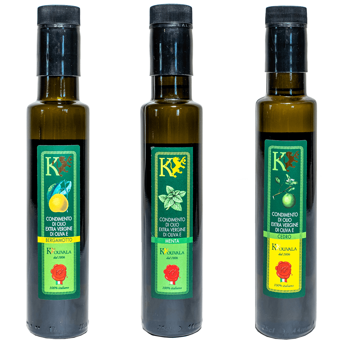Olio Extravergine Biologico Molito a Freddo aromatizzato al Bergamotto bottiglia da 25 cl. - Tastiness Food Shop