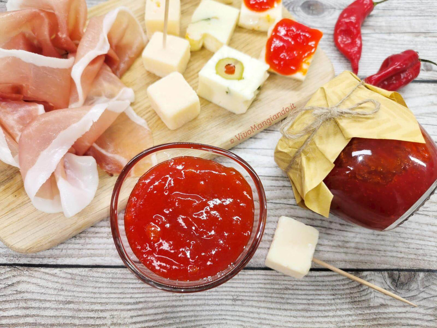 Confettura Artigianale di Peperoncino Piccante 200 gr. - Tastiness Food Shop