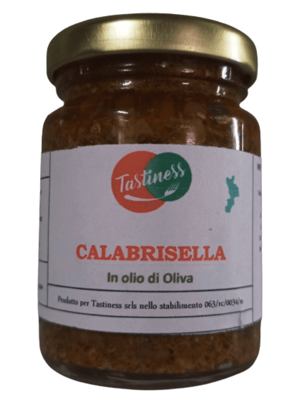 La Calabrisella in Olio di Oliva 100 gr. - Conserve di Terra, di Mare, Delicatessen - horecahub.myshopify.com