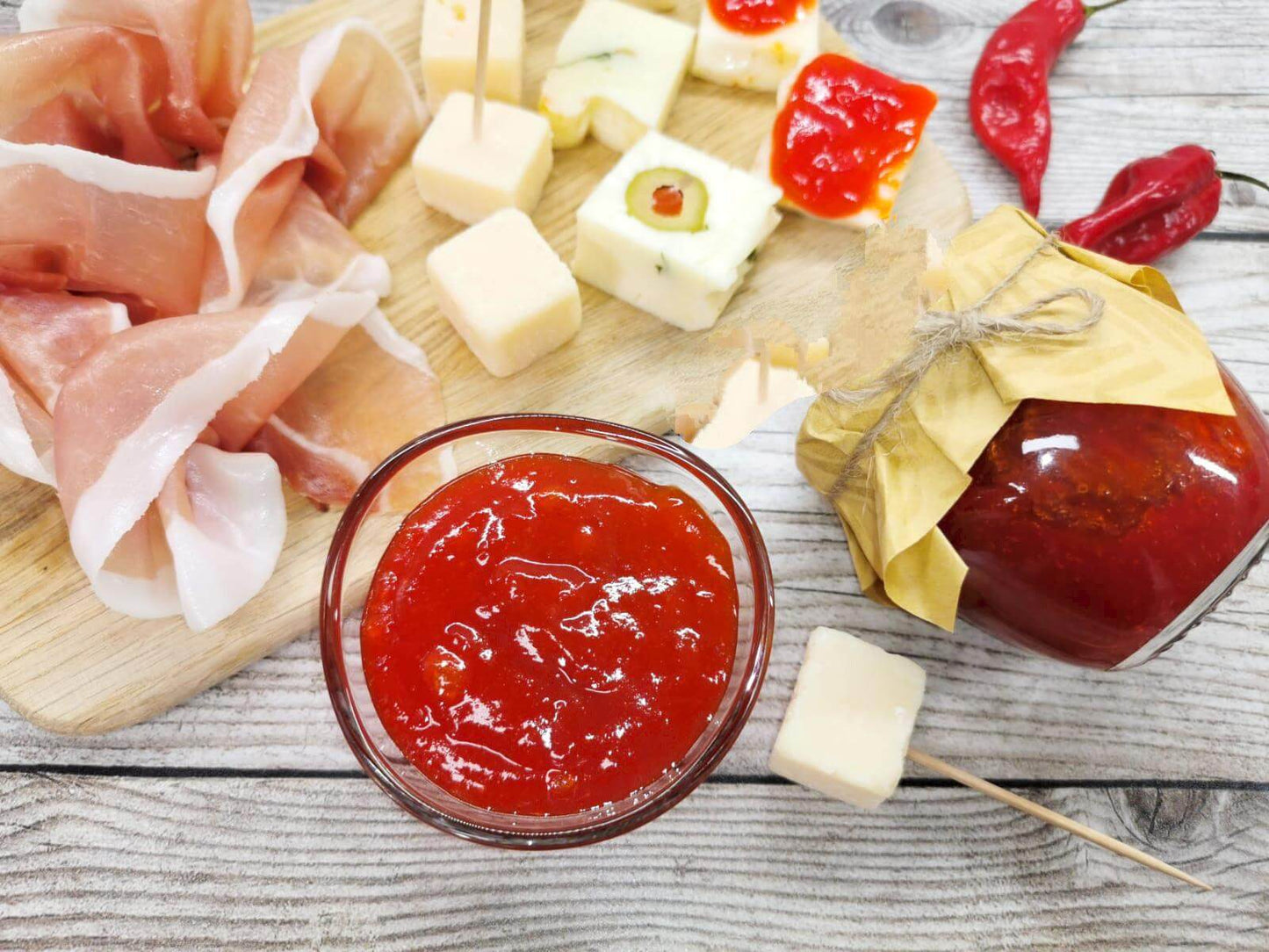 Confettura Artigianale di Peperoncino Piccante 200 gr. - Tastiness Food Shop