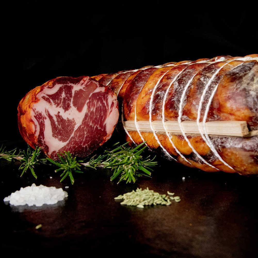 Capocollo di Maiale Nero di Calabria con osso - sotto vuoto 3 kg. - Carni fresche Calabresi - horecahub.myshopify.com