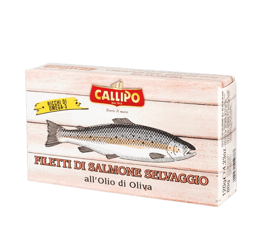 Salmone Selvaggio in Olio di Oliva 120 gr. - Conserve di Terra, di Mare, Delicatessen - horecahub.myshopify.com