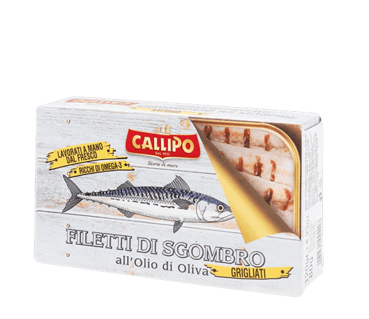 Filetti Sgombro Grigliati in Olio di Oliva 120 gr. - Conserve di Terra, di Mare, Delicatessen - horecahub.myshopify.com