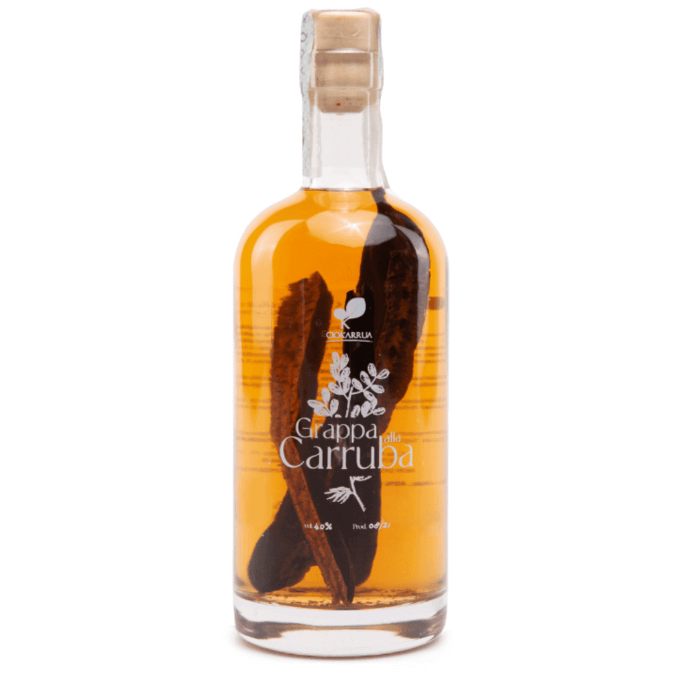 Grappa di Nerello Mascalese alla Carruba bottiglia da 0,50 cl - Tastiness Food Shop