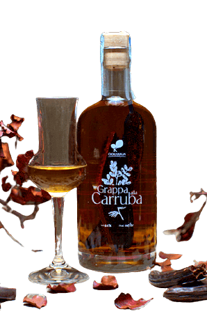 Grappa di Nerello Mascalese alla Carruba bottiglia da 0,50 cl - Tastiness Food Shop