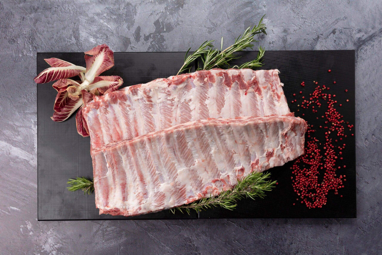 Costine taglio Ribs di Maiale Nero di Calabria 500 gr - Tastiness Food Shop