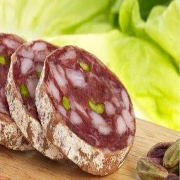 Salame Tipico Siciliano al Pistacchio Verde 350 gr circa - Salumi - horecahub.myshopify.com