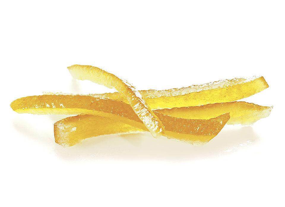 Bucce candite di Bergamotto - scorze di bergamotto candite da Reggio Calabria, confezione da 500 gr.