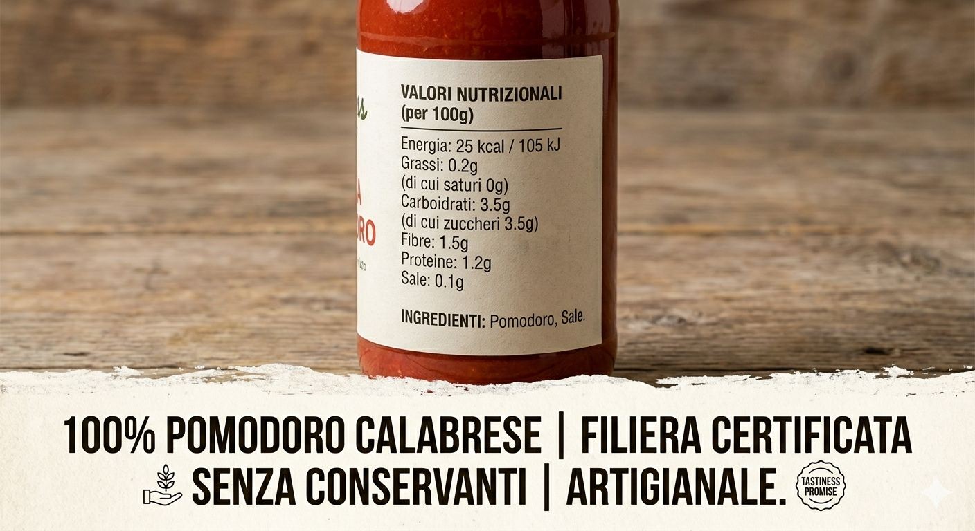 Passata di Pomodoro Artigianale 100% Calabrese 720 ml