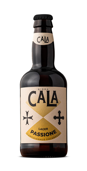 Birra Artigianale Calabrese in bottiglia da 33 cl, confezione per la lager Passione, autentico sapore della Calabria.