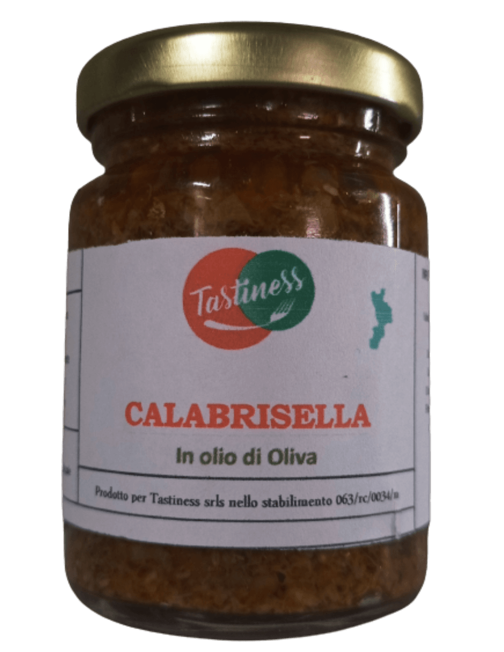 La Calabrisella in Olio di Oliva 100 gr. - Conserve di Terra, di Mare, Delicatessen - horecahub.myshopify.com