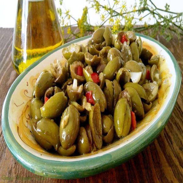 Olive schiacciate alla Calabrese - Conserve di Terra, di Mare, Delicatessen - horecahub.myshopify.com
