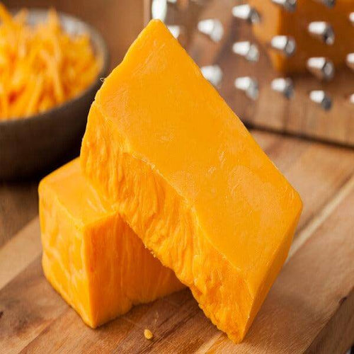 Cheddar inglés naranja 500 gr.