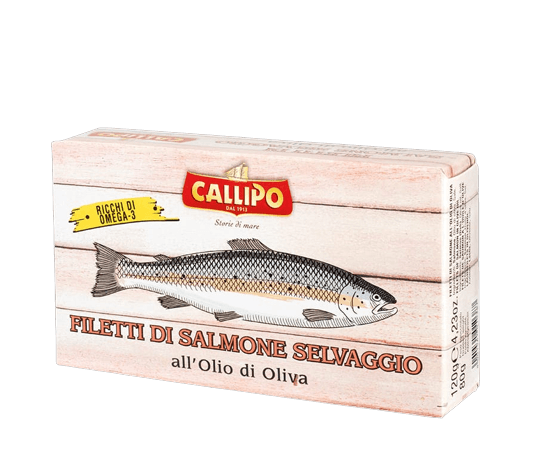 Salmone Selvaggio in Olio di Oliva 120 gr. - Conserve di Terra, di Mare, Delicatessen - horecahub.myshopify.com