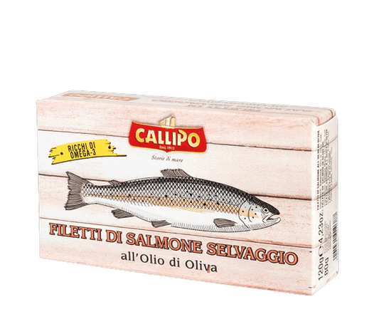 Salmone Selvaggio in Olio di Oliva 120 gr. - Conserve di Terra, di Mare, Delicatessen - horecahub.myshopify.com