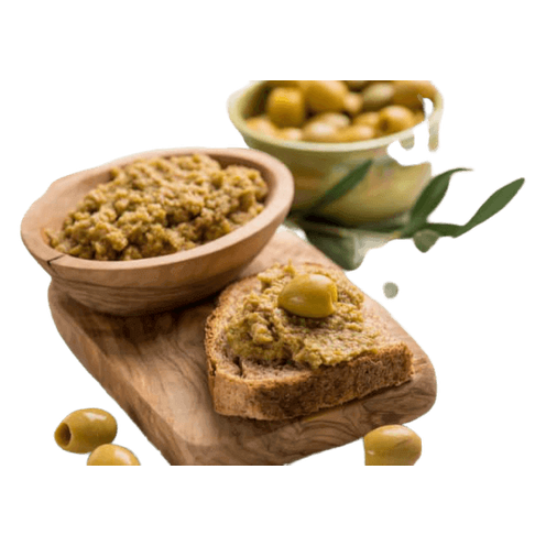 Pat&eacute; Artigianale di Olive Verdi in olio di oliva 200 gr. - Conserve di Terra, di Mare, Delicatessen - horecahub.myshopify.com