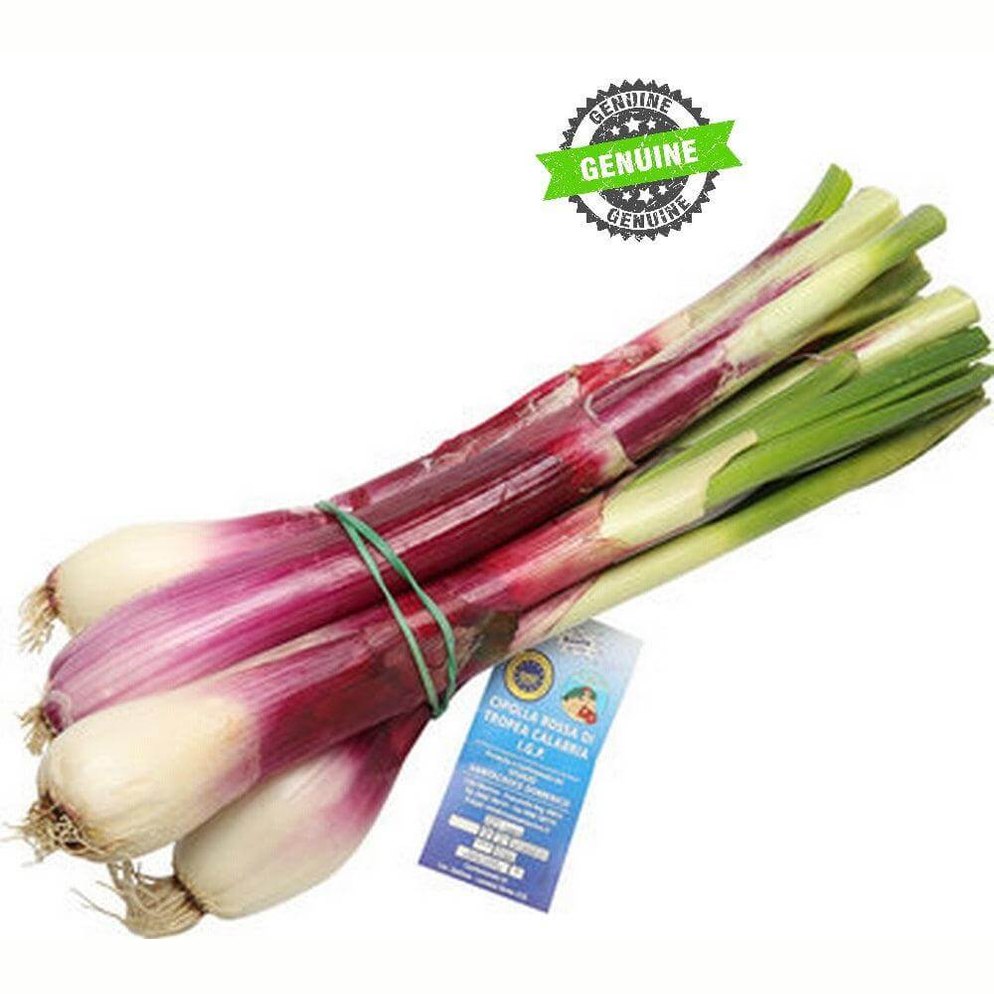 Scalogno di Cipolla rossa di Tropea IGP in mazzetto - 500 gr. - frutta e verdura di stagione - horecahub.myshopify.com