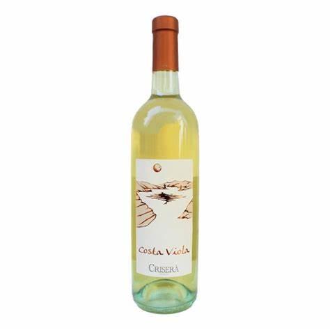 Vino Bianco - Costa Viola IGT bottiglia da 0,75 cl, vino bianco dal colore giallo paglierino.